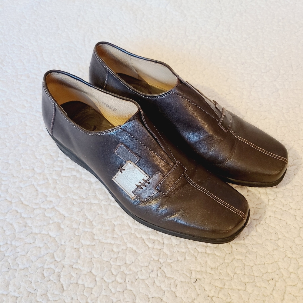Romika - Jackie - brown leather loafer size 9